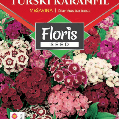 Cveće Turski karanfil,mix 0,5g