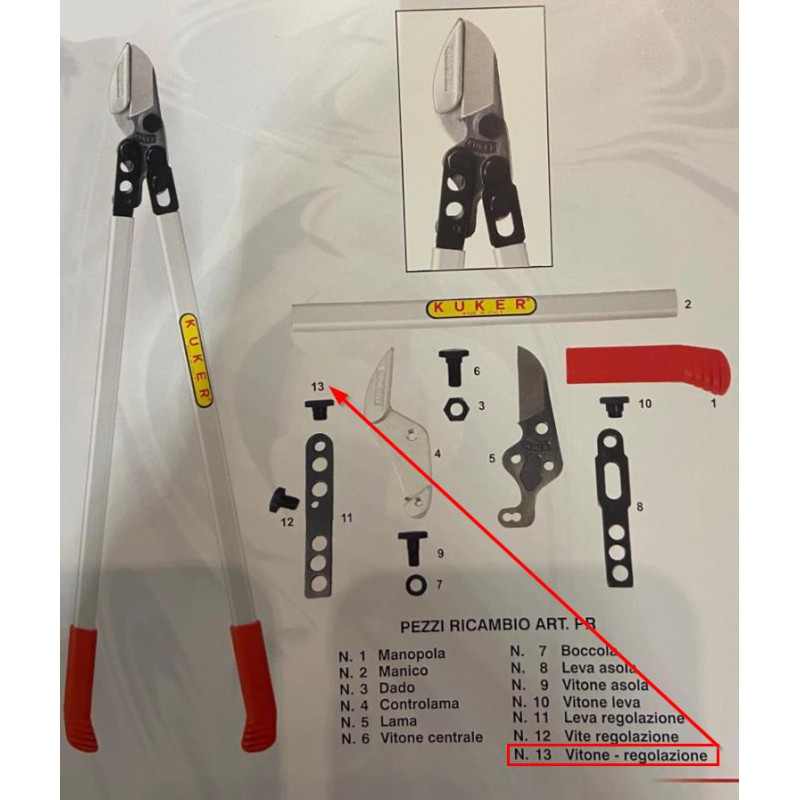 kuker-vitone-regolazione-rif13-per-troncarami-mod-88