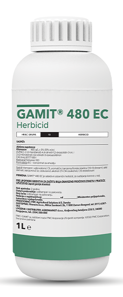 poljokomerc gamit 480 ec 1l