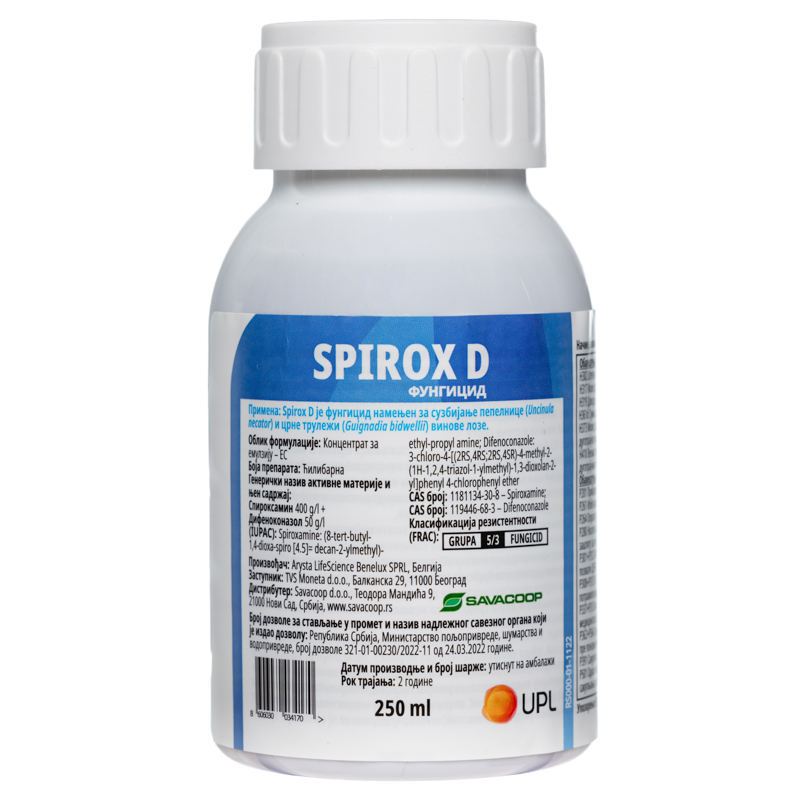 poljokomerc spirox d 250ml