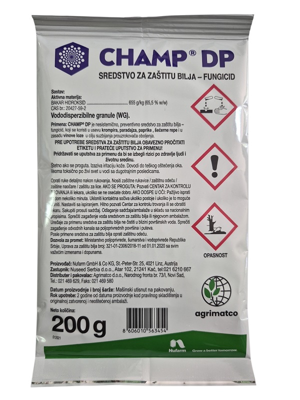 poljokomerc champ dp 200g